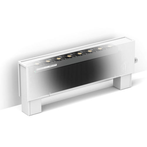 Heißwasser-Heizkörper - MINI - JAGA - modern / Metall / schwarz