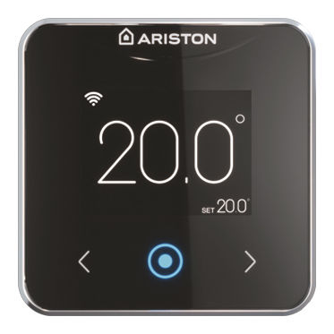 Thermostat für Heizungen - CUBE S NET - Ariston - Raum / wandmontiert / schwarz