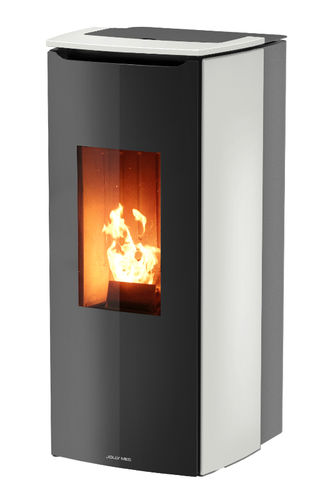 Pelletkaminofen - ODETTE - Jolly-mec - 5 kW...10 kW / bodenstehend / modern