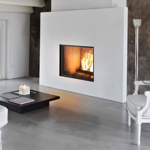 Holzkamin - AERJOLLY 80 EVO - Jolly-mec - modern / geschlossene