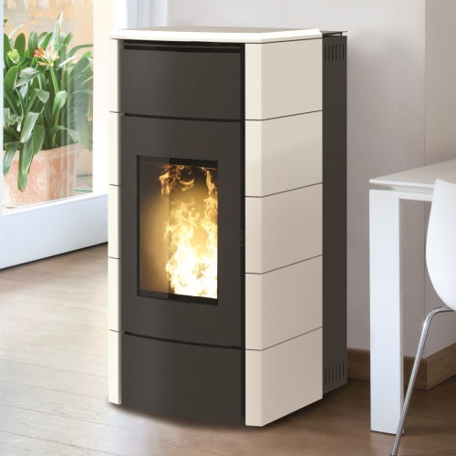 Pelletkaminofen - BRERA - Jolly-mec - 20 kW...50 kW / Zentral / modern