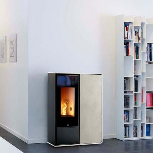 Holz-Kaminofen - I-DEA 2 - Jolly-mec - Pellet / 5 kW...10 kW / 11 kW