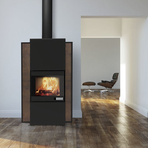 Holz-Kaminofen - SERIE S AERJOLLY EVO - Jolly-mec - 11 kW / bodenstehend / modern