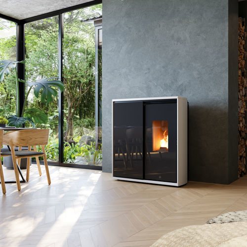 Holz-Kaminofen - REVERSE S - Jolly-mec - Pellet / 5 kW...10 kW / bodenstehend