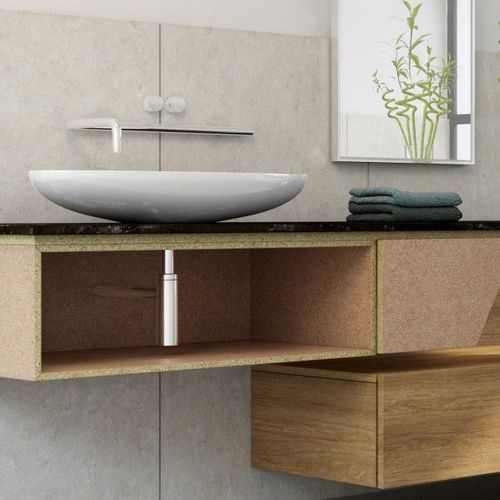 Laminat-Bauplatte - PB P3 HYDRO X - SONAE ARAUCO - Melamin / Holzpartikel / für Innenausbau