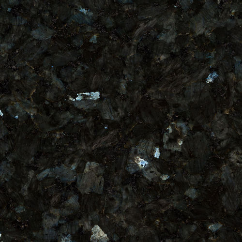 Granitsteinplatte - EMERALD PEARL GRANITE - CUPA STONE - poliert / schwarz