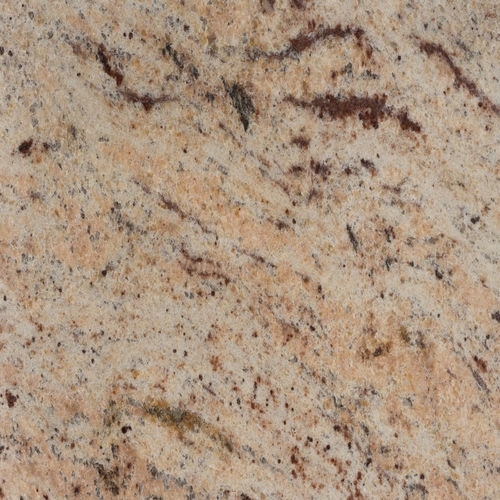 Granitsteinplatte - IVORY BROWN GRANITE - CUPA STONE - für Fußboden / poliert / braun