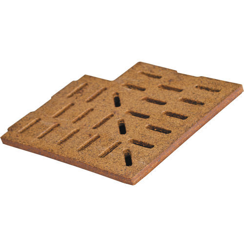 Keramik-Rost - NATURAL - TERRAKLINKER - GRES DE BREDA - für Pool / für Eckeinbau