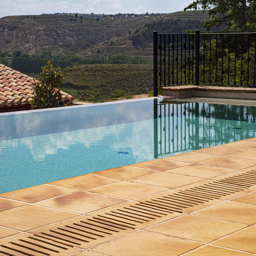 Sandstein-Fliesen - ANTICA - TERRAKLINKER - GRES DE BREDA - für Außenbereich / für Garten / für Poolrand