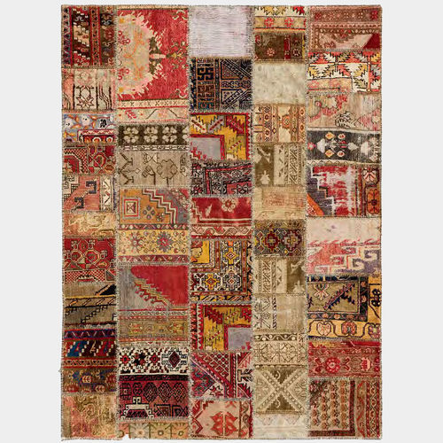 Moderner Teppich - MADDA PATCH 1636 - TISCA ITALIA - Patchwork / Wolle / rechteckig