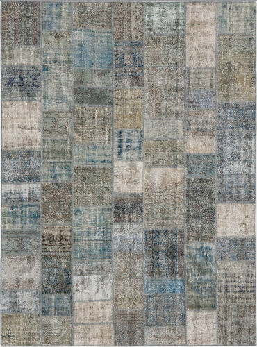 Moderner Teppich - MADDA PATCH 1981 - TISCA ITALIA - Patchwork / Wolle / rechteckig