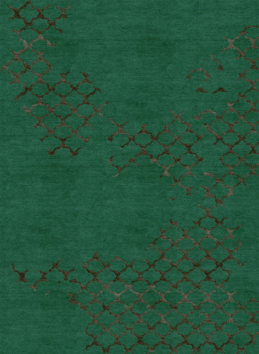 Moderner Teppich - S-GRID - TISCA ITALIA - mit geometrischen Motiven / Wolle / Viskose