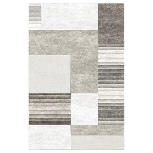 Moderner Teppich - CHUNKY 3 - TISCA ITALIA - mit geometrischen Motiven / Baumwolle / Neuseelandwolle