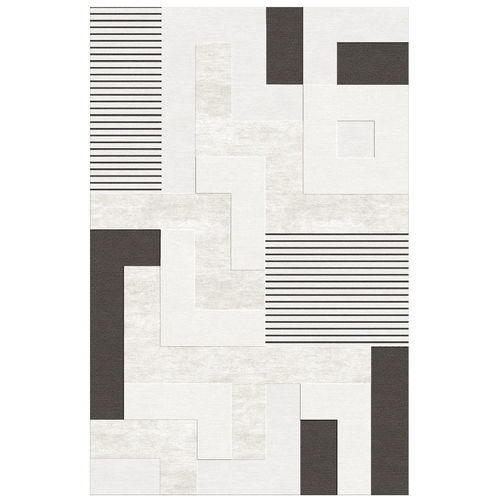 Moderner Teppich - CHUNKY 17 - TISCA ITALIA - Streifenmuster / Baumwolle / Neuseelandwolle