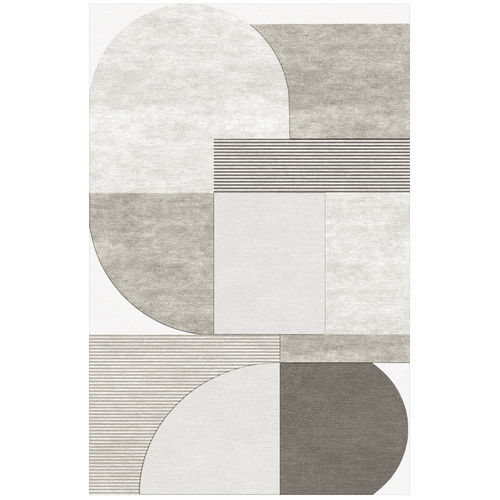 Moderner Teppich - CHUNKY 16 - TISCA ITALIA - mit geometrischen Motiven / Baumwolle / Neuseelandwolle