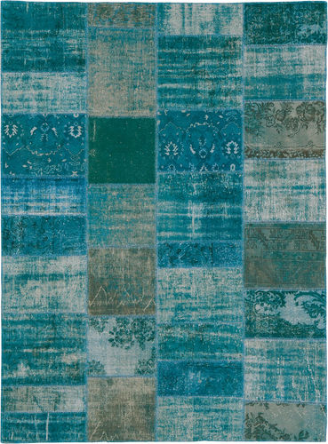 Moderner Teppich - MADDA PATCH 2206 - TISCA ITALIA - Patchwork / Wolle / rechteckig