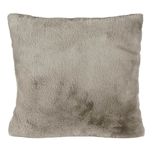 Kunstpelz-Kopfkissen - GUANACO MOON 909 - TISCA ITALIA - quadratisch