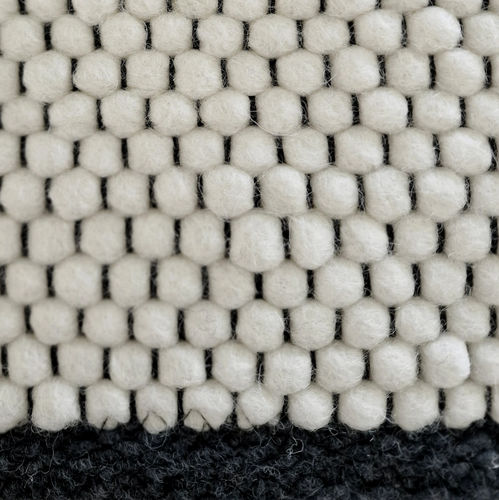 Moderner Teppich - Grid - TISCA ITALIA - einfarbig / Wolle / rechteckig