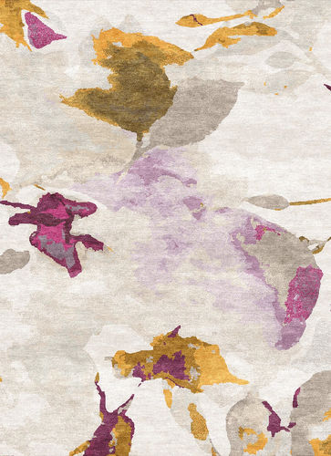 Moderner Teppich - H-WATER COLOUR - TISCA ITALIA - Naturmotiv / Wolle / Viskose