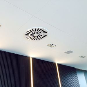 Deckenmontierter Luftdiffusor - WT500 - GRADA International - rund / für Zuluft und Abluft