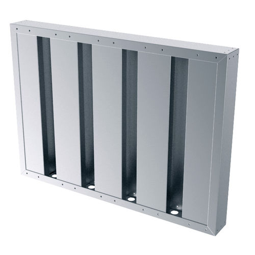 Aluminium-Lüftungsgitter - WB900 - GRADA International - Edelstahl / galvanisiertem Stahl / quadratisch