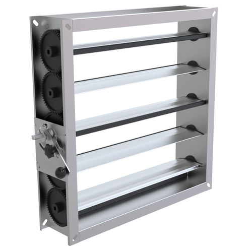 Lüftungsklappe / galvanisiertem Stahl - KA100 - GRADA International - extrudiertes Aluminium / für Gebäude