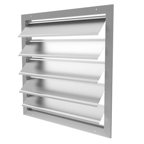 Aluminium-Lüftungsklappe - VF750 - GRADA International - zur Druckentlastung / für Gebäude