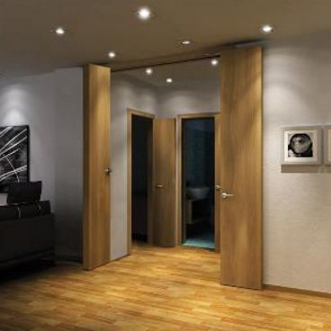 Tür für Innenbereich - COMPACK® LIVING - Ewins - Holz / einflügelig / faltbar
