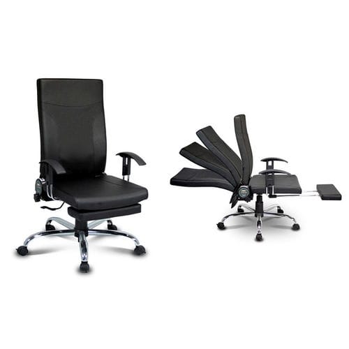 Moderner Bürosessel - CH-120 - Ewins - Leder / mit Fußstütze / schrägstellbar