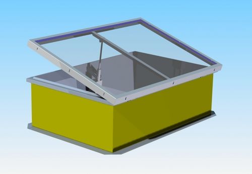 Aluminium-Dachfenster - MCR PROLIGHT - Mercor - Projektion / mit Doppelverglasung / mit Wärmedämmung
