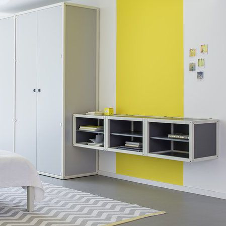 Wandmontiertes Regal - PROFILSYSTEM - Flötotto Einrichtungssysteme GmbH - Modul / modern / Holz