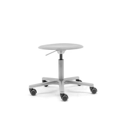 Moderner Hocker - PRO - Flötotto Einrichtungssysteme GmbH - Polypropylen / Gestell aus Aluminium / mit Rollen