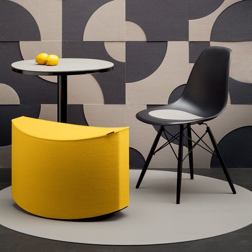 Modernes Sitzkissen - Enno - Hey Sign - Wolle / Filz / andere Formen