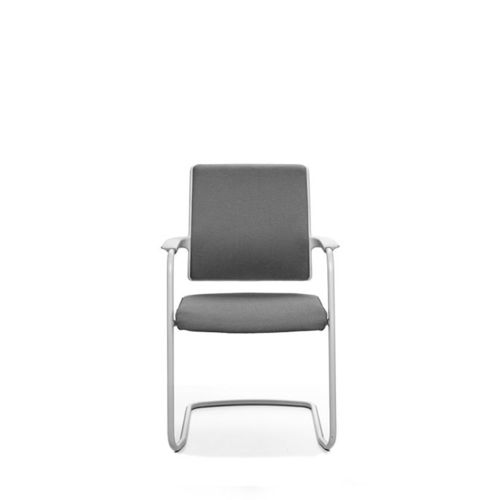 Moderner Besucherstuhl - JOYCEIS3  - Interstuhl Büromöbel GmbH & Co. KG - für den Innenraum / Stoff / Gestell aus Metall