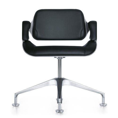 Moderner Besucherstuhl - SILVER - Interstuhl Büromöbel GmbH & Co. KG - für den Innenraum / Stoff / Kunstleder