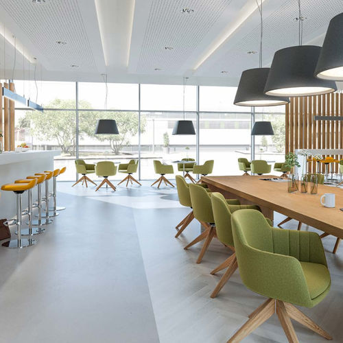 Moderner Tisch - LIMEIS5 - Interstuhl Büromöbel GmbH & Co. KG - melaminbeschichtet / Kunststoff / Gestell aus Stahl