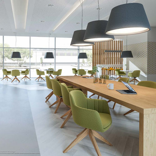 Moderner Bürosessel - LEMONIS5 - Interstuhl Büromöbel GmbH & Co. KG - Leder / Stoff / Aluminium