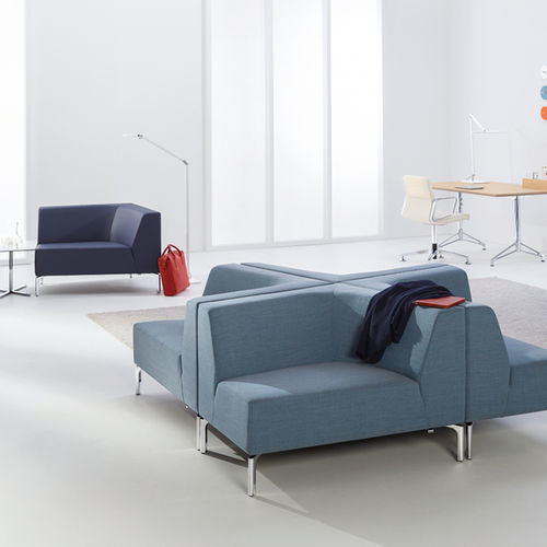 Ecksofa - TANGRAMIS5  - Interstuhl Büromöbel GmbH & Co. KG - modern / Stoff / braun