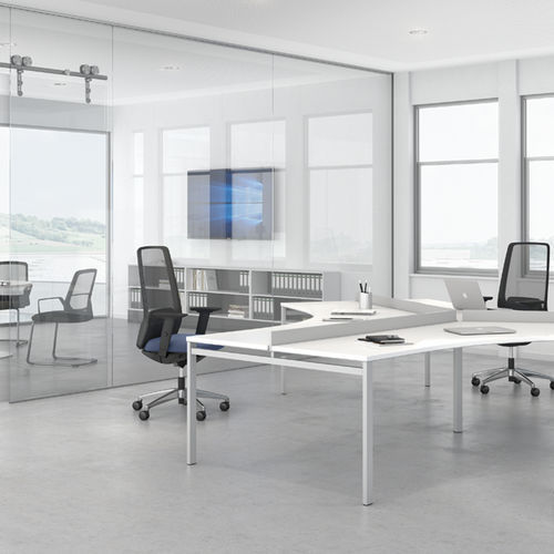 Moderner Bürosessel - AIMIS1 - Interstuhl Büromöbel GmbH & Co. KG - Maschen / Metall / Polster