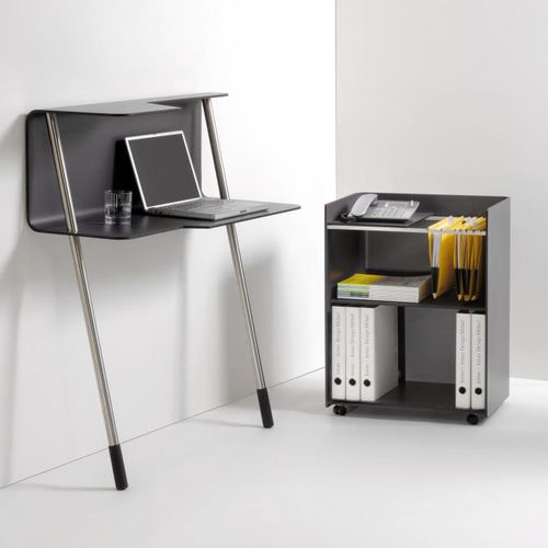 Regal mit Rollen - WALLBOY - Jonas & Jonas - modern / HPL / für Büro