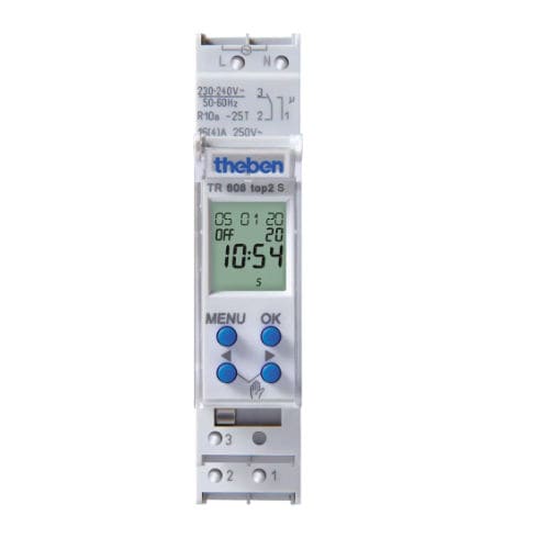 Programmierer für Beleuchtung - TR 608 TOP2 S - Theben AG - DIN-Schiene