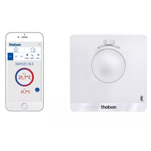 Digitales Thermostat - RAMSES 812 BLE - Theben AG - programmierbar / Raum / weiß