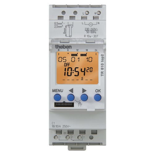 Programmierer für Beleuchtung - TR 610 TOP2 G   - Theben AG - DIN-Schiene