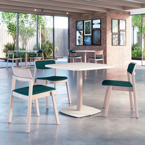 Moderner Tisch - Embla - Kusch & Co - Holzfurnier / Gestell aus Buche / rechteckig