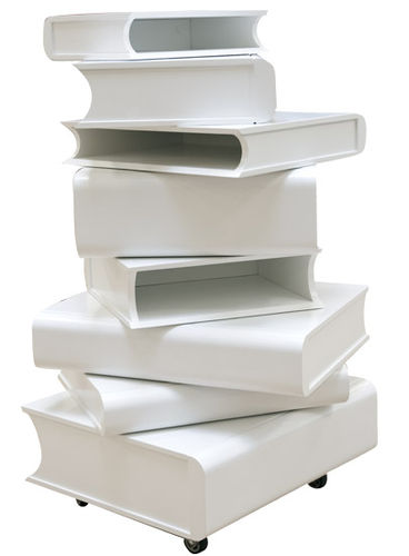 Nachttisch / originelles Design - PILE OF BOOKS™ - LECTUS - rechteckig / für Privatgebrauch / für den Innenraum