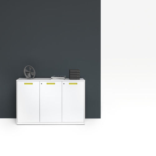 Modernes Sideboard - SPACE - Müller - Laminat / Linoleum / modular