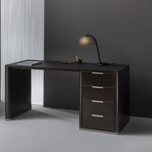 Bodenstehender Schreibtisch - T 50 - Müller - modern / Linoleum / Marmor