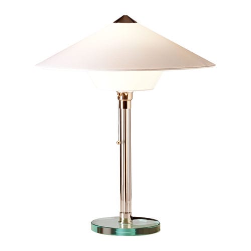 Tischlampe - WG 28 - Tecnolumen - Metall / Glas / Baumwolle