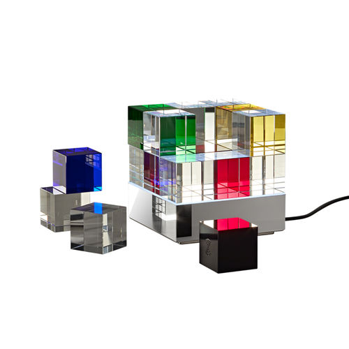 Tischlampe - MSCL 3 + 4 - Tecnolumen - Edelstahl / Glas / Design