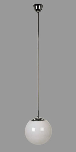 Hängelampe - HL 99 - Tecnolumen - poliertes Messing / Opal / modern
